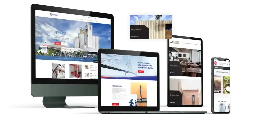 thiết kế website landing page, Thiết Kế Website Chuẩn SEO & Digital Marketing Online